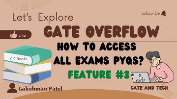 How To Access All Exams PYQs? | GATE Overflow Feature #3