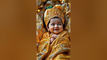 Hu ru ru krishn kanhaiya ।। कृष्ण कनिया little krishna shorts #littlekrishna #Kanha #shortsfeed