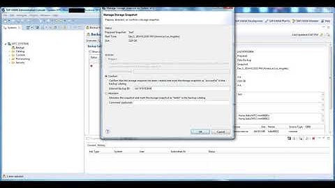 SAP HANA Academy   Backup and Recovery  Storage Snapshot SPS 08