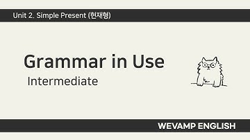 [WEVAMP GIU] Grammar In Use 그래머인유즈 클립 02 - Unit 2. Simple Present