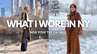 WHAT I WORE IN NEW YORK | Try on haul | Chic in the City OUTFIT IDEAS by Fashion and Style Edit 24,096 views 2 months ago 21 minutes