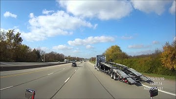 Ausdom A261 Dash cam from GearBest.com   Day video, from Tractor trailer