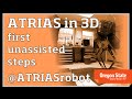 ATRIAS Robot: First Unassisted Steps in 3D
