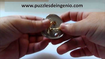 Vídeo Solución Rompecabezas Puzzle de Metal Hanayama Cast Amour Solution