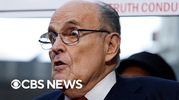 Rudy Giuliani disbarred in New York over 2020 election falsehoods