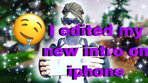 My Fortnite loading screen intro made on iphone 🤯 (Tutorial at 50 subs)