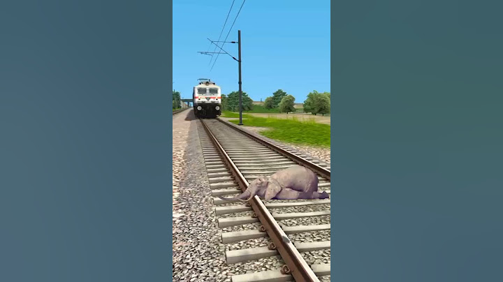 January 15, 2022 Angry elephant stops the train and save baby elephant  funny vfx video