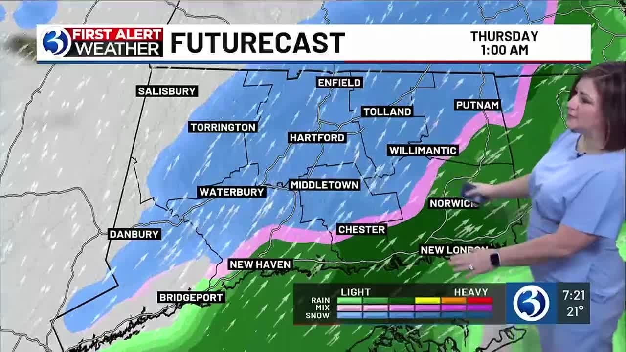 FORECAST: First Alert Weather Day issued for storm Wednesday into ...