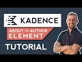 Kadence Theme Tutorial - How to Create About the Author Sidebar Element Using Kadence Element Hooks