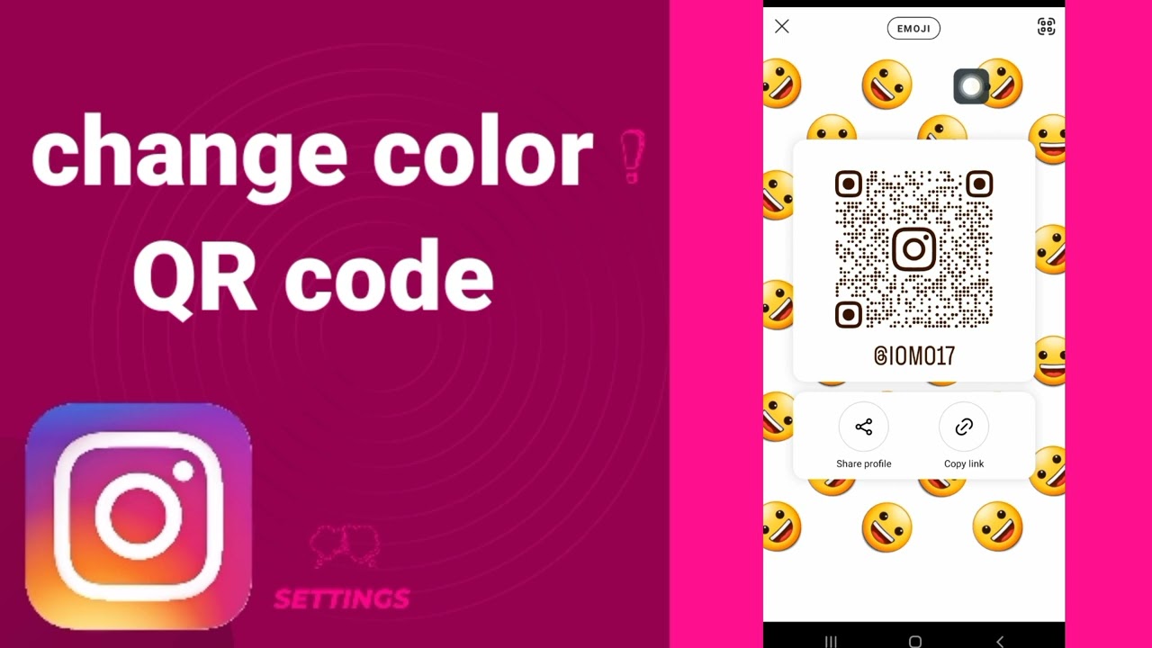 How to change color QR code On Instagram