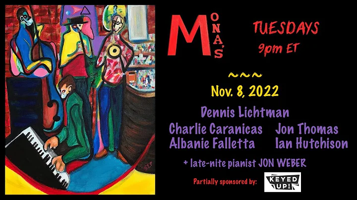 Jazz at Mona's - 11/8/22 - Lichtman, Thomas, Caran...
