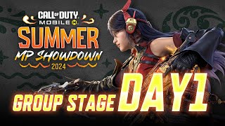 🔴LIVE:เปิดสนามวันแรก CODM : Summer MP Showdown 2024 - GROUP STAGE DAY 1