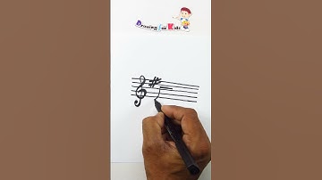 How To Draw Music Notes / संगीत नोट्स कैसे बनाएं / Musiqi notlarını necə çəkmək olar