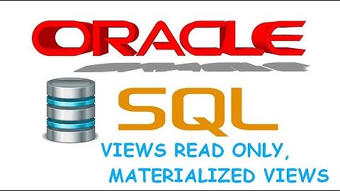 Oracle SQL-cursus in het Spaans vanaf nul | Video over GEMATERIALISEERDE WEERGAVEN/WEERGAVEN ALLE...