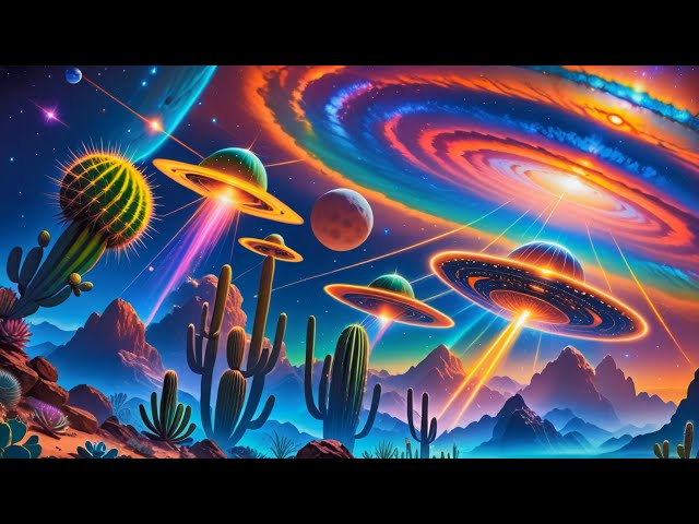 Nexxus 604 - Out of Space - Psychedelic trance mix 2024 • (4K AI animated music video) class=