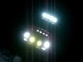 TAMIYA PAJERO CC01 MODIFIED IN DARK WITH LIGHTS
