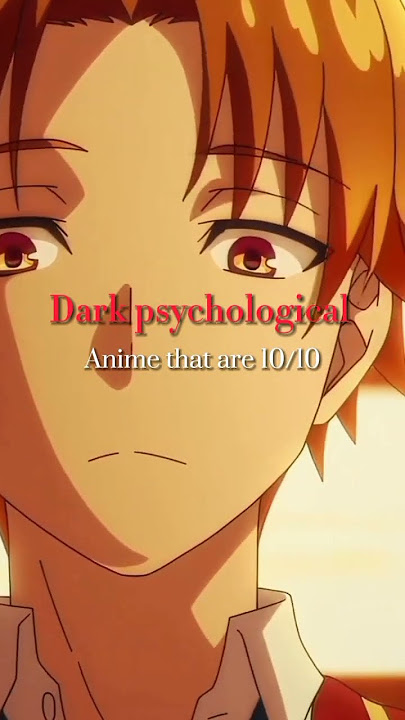 Dark psychological Anime Recommendations🗣️🔛🔝🔥 #anime