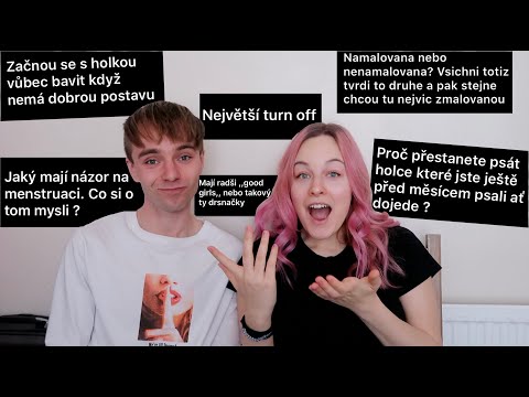 Můj kluk odpovídá na otázky, které se kluků BOJÍTE ZEPTAT (hodně osobní) PART 1 - Můj kluk odpovídá na otázky, které se kluků BOJÍTE ZEPTAT (hodně osobní) PART 1