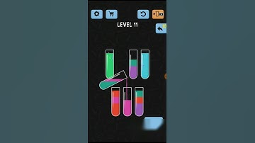 how to solve water color sort level 11 |