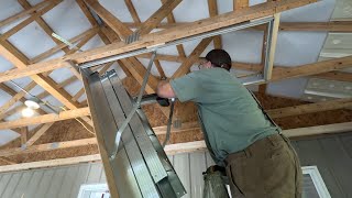 How to install a attic ladder