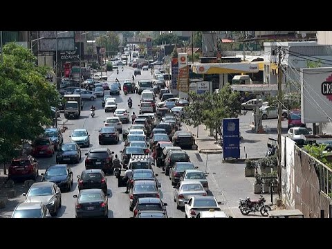 Long queues at Beirut petrol stations amid fuel crisis