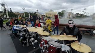 Europe - The final Countdown. Rocknmob Moscow #9. Moscow. 2021. DrumLive