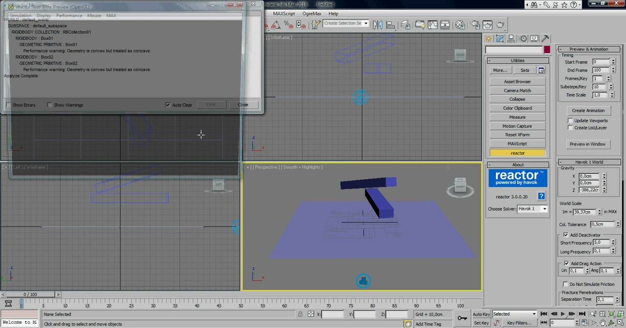 3ds max tutorial: reactor