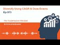 Diversify Using CAGR and Draw Down (Episode 073)