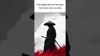 Samurai Discipline – Move Silent, Strike Hard | Alpha Motivation #motivation #discipline #samurai