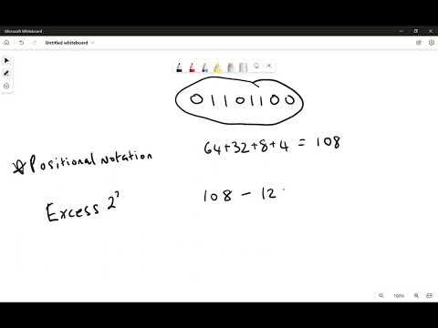 Binary excess notation to decimal