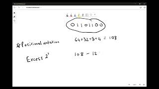 Binary excess notation to decimal