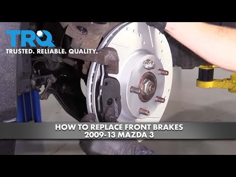 How to Replace Front Brakes 2009-13 Mazda 3