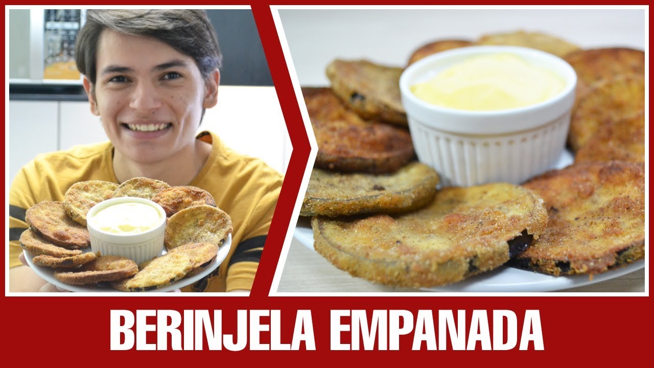 BERINJELA EMPANADA (A MILANESA) RECEITA