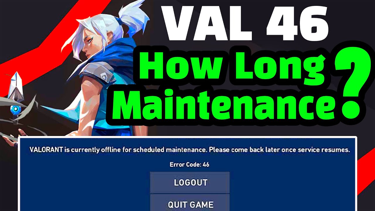 Valorant current server status and maintenance info