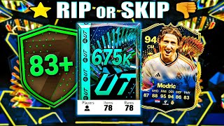 RIP or SKIP: 675k 90+ LIVE TOTS PACKS & 83+ PLAYER PICKS! 😳 #fc24