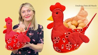 Chicken Basket to Store Eggs or Fruits / Tutorial for beginners