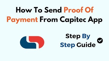How To Send Proof Of Payment From Capitec App