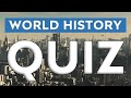 World history trivia quiz 20 questions  multiple choice test