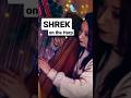 Shrek on HARP 🐦🎶 (watch to the end for a silly laugh that probably only amuses me) #harp #shrek