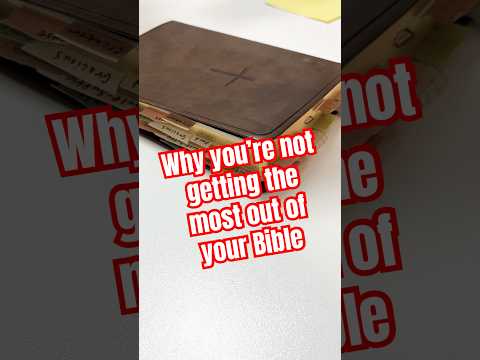 You’re reading your Bible all wrong! ✋🛑#biblemistakes #biblereading  #biblenotes