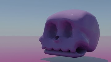 3Ds Max Skull Modeling
