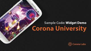 Corona University   Widget Demo   Sample Code Demo screenshot 2