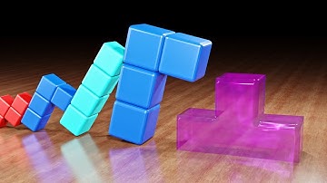 Giant Tetris Domino Effect vs Softbody Tetris