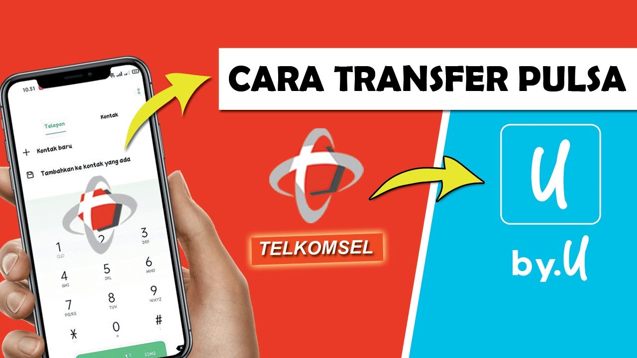 Cara Transfer Pulsa Telkomsel ke By.u 
