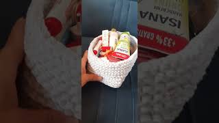 Şişle Örgü Sepet