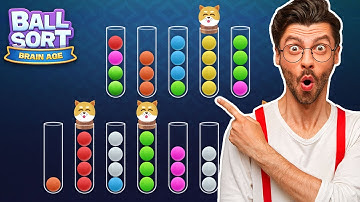 Sort Ball : Brain Age - A Fun and Relaxing Puzzle Game with Cute Pets