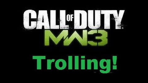 MW3 Trolling! Angry Quickscoper!