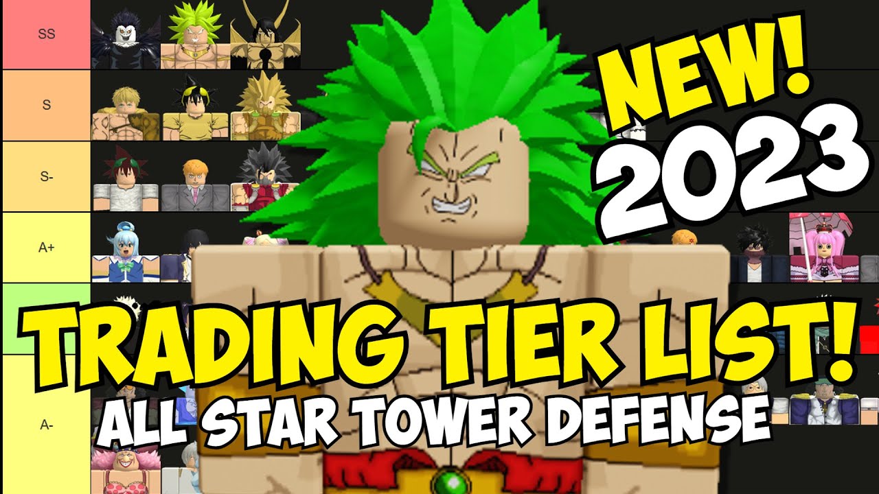 Roblox All Star Tower Defense Trading Tier List - Pro Game Guides