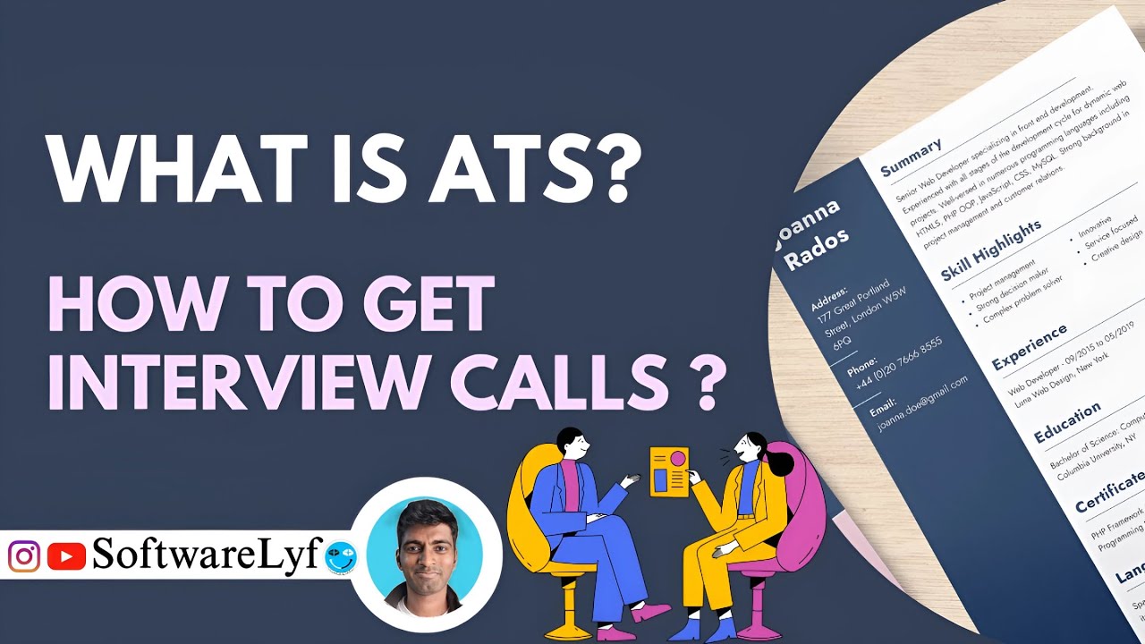 What is ATS and how to get interview calls? #softwarelyf #techtelugu # ...