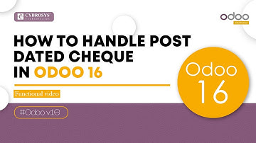 How to Handle Post Dated Cheque in Odoo 16 Accounting | Odoo 16 Accounting Tutorials